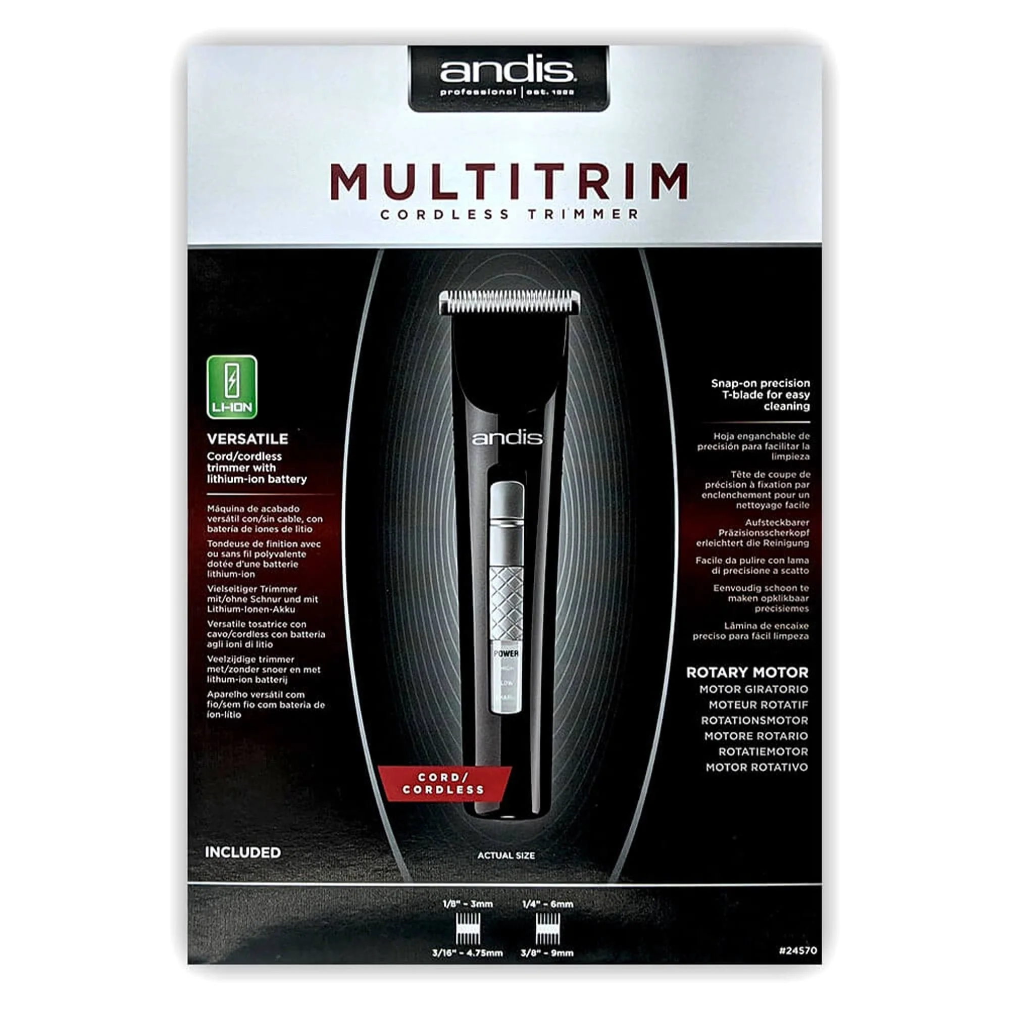 Andis - CLT Multitrim Cordless Trimmer AS24570 - Image 6