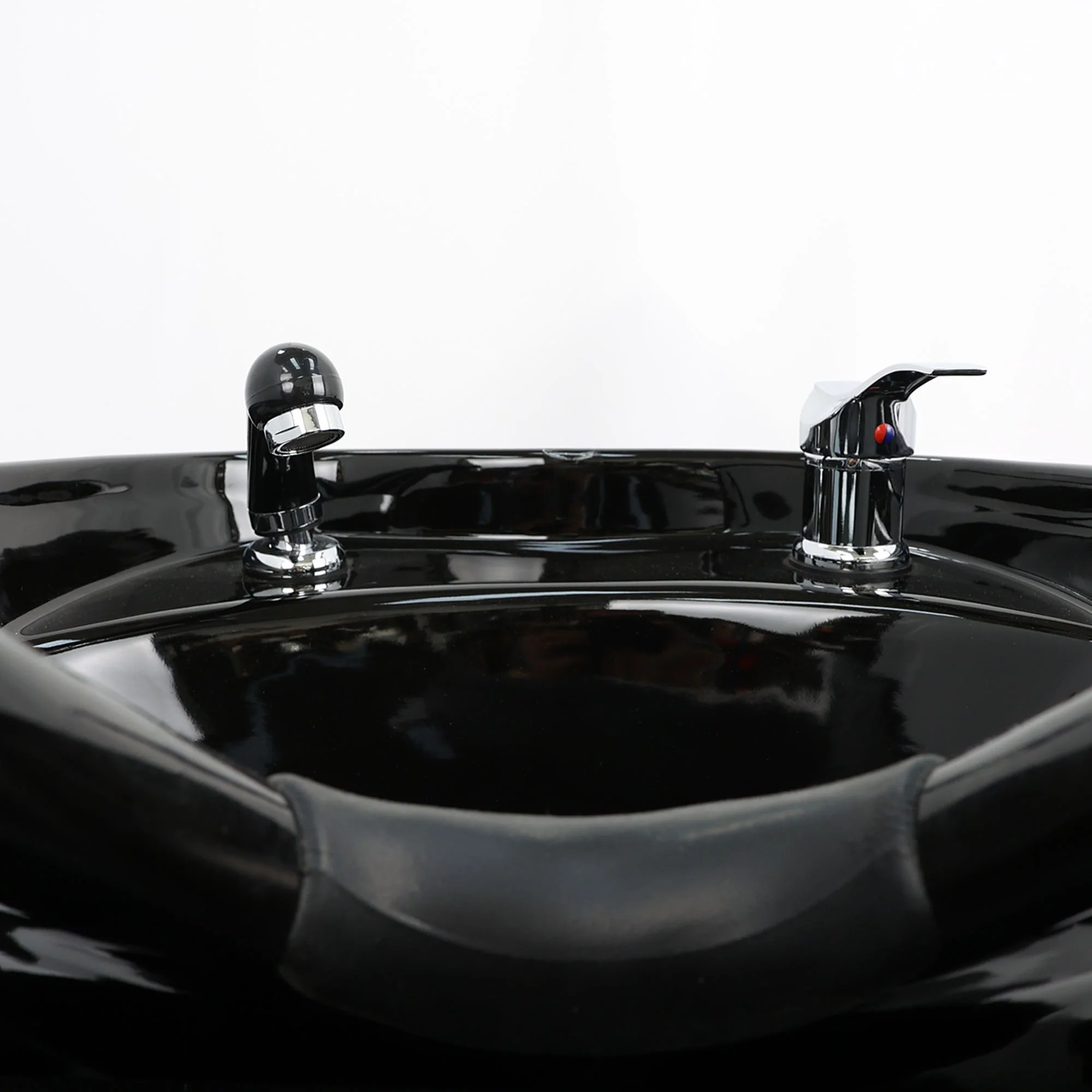 Backwash Chair - Ergonomic Luxury Basin Adjustable Chair Black - Image 13