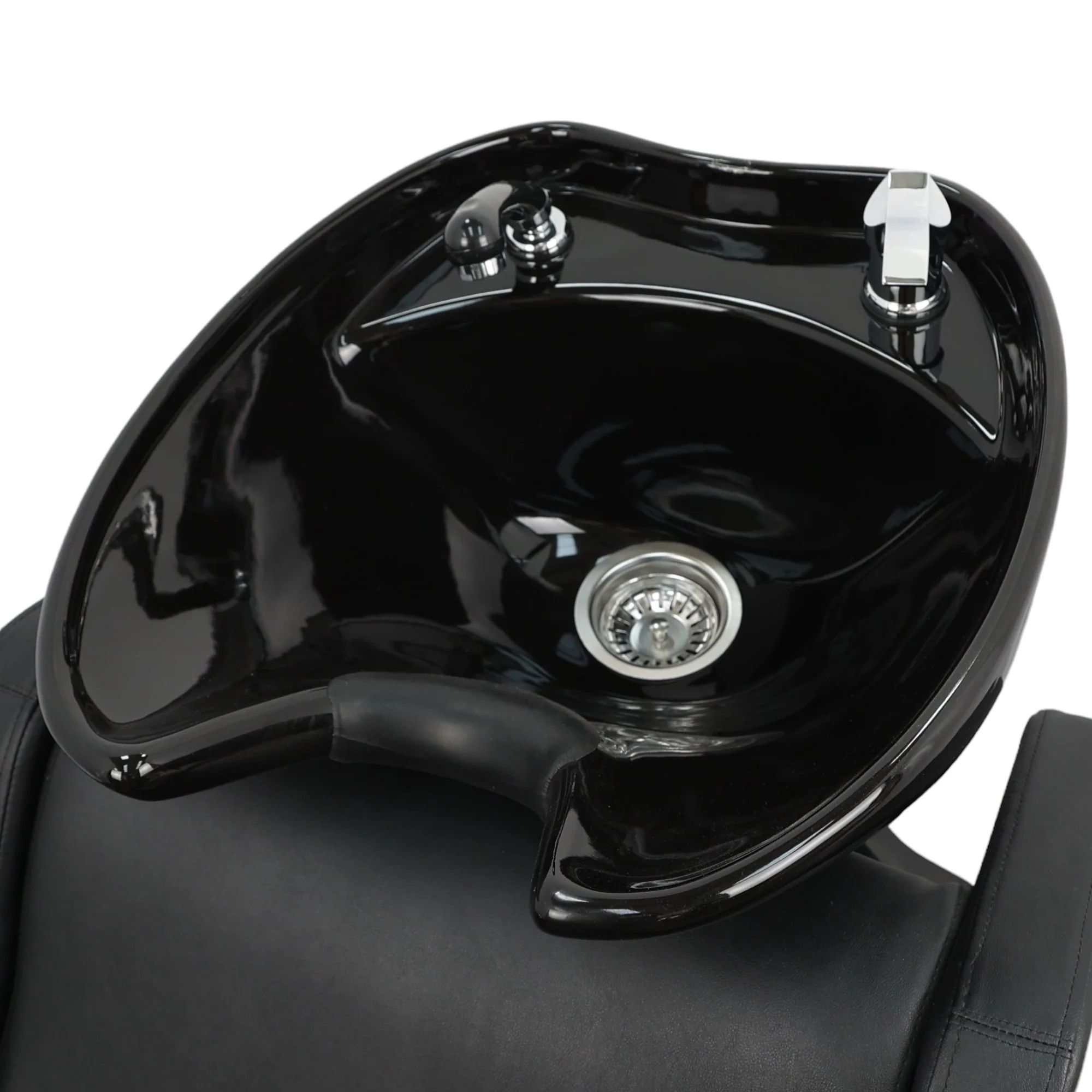 Backwash Chair - Ergonomic Luxury Basin Adjustable Chair Black - Image 7