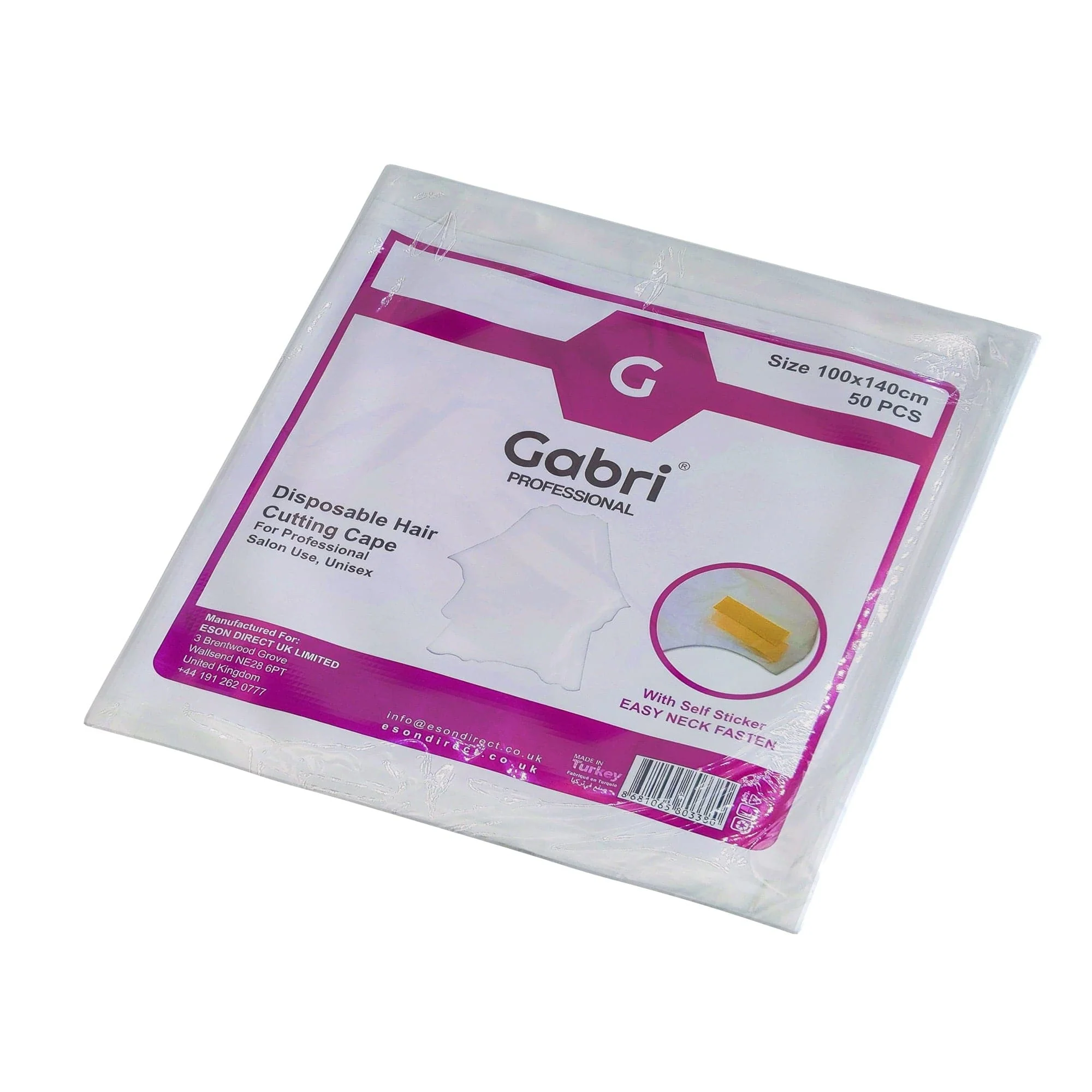 Gabri - Disposable Hair Cutting Cape Gown 50pcs 100x140cm - Image 3