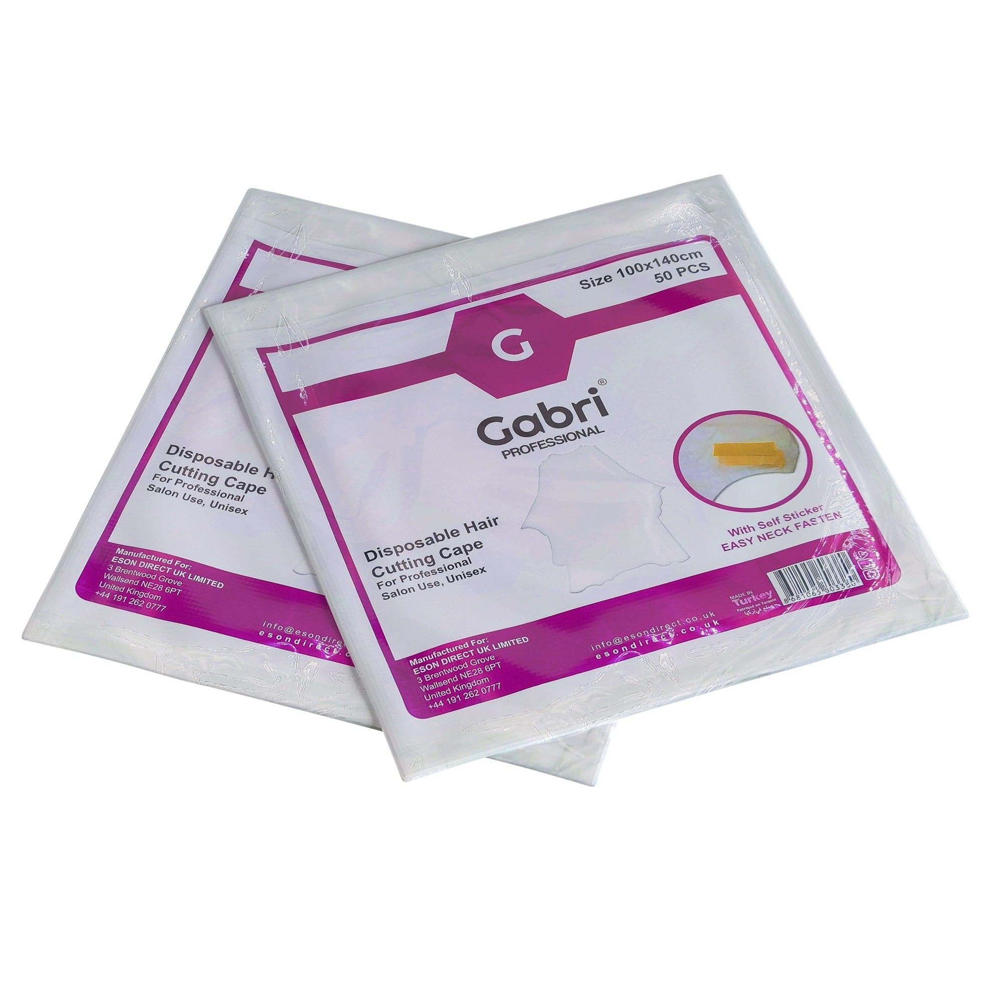 Gabri - Disposable Hair Cutting Cape Gown 50pcs 100x140cm - Image 4