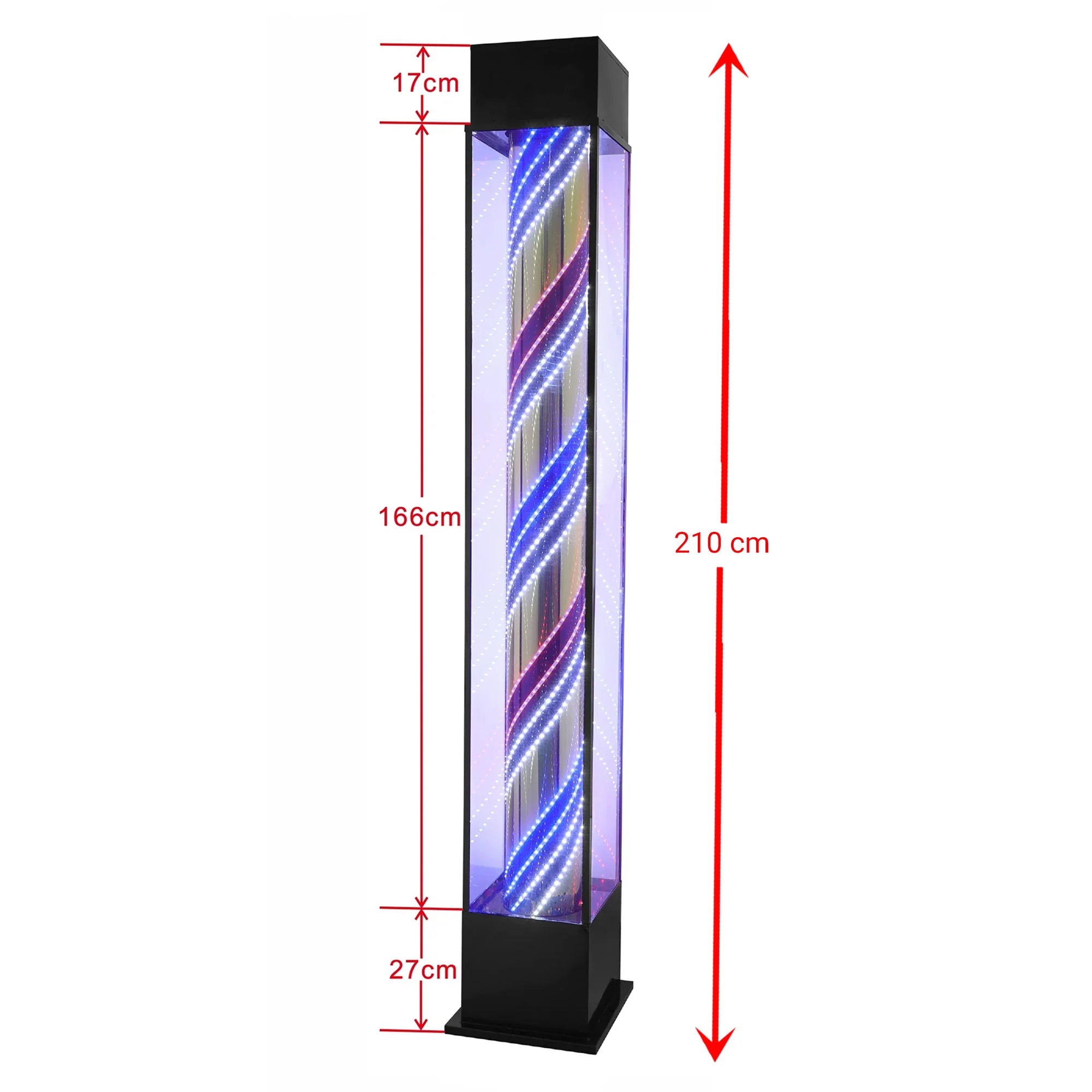 Gabri - Modern Square LED Barber Pole - Image 3