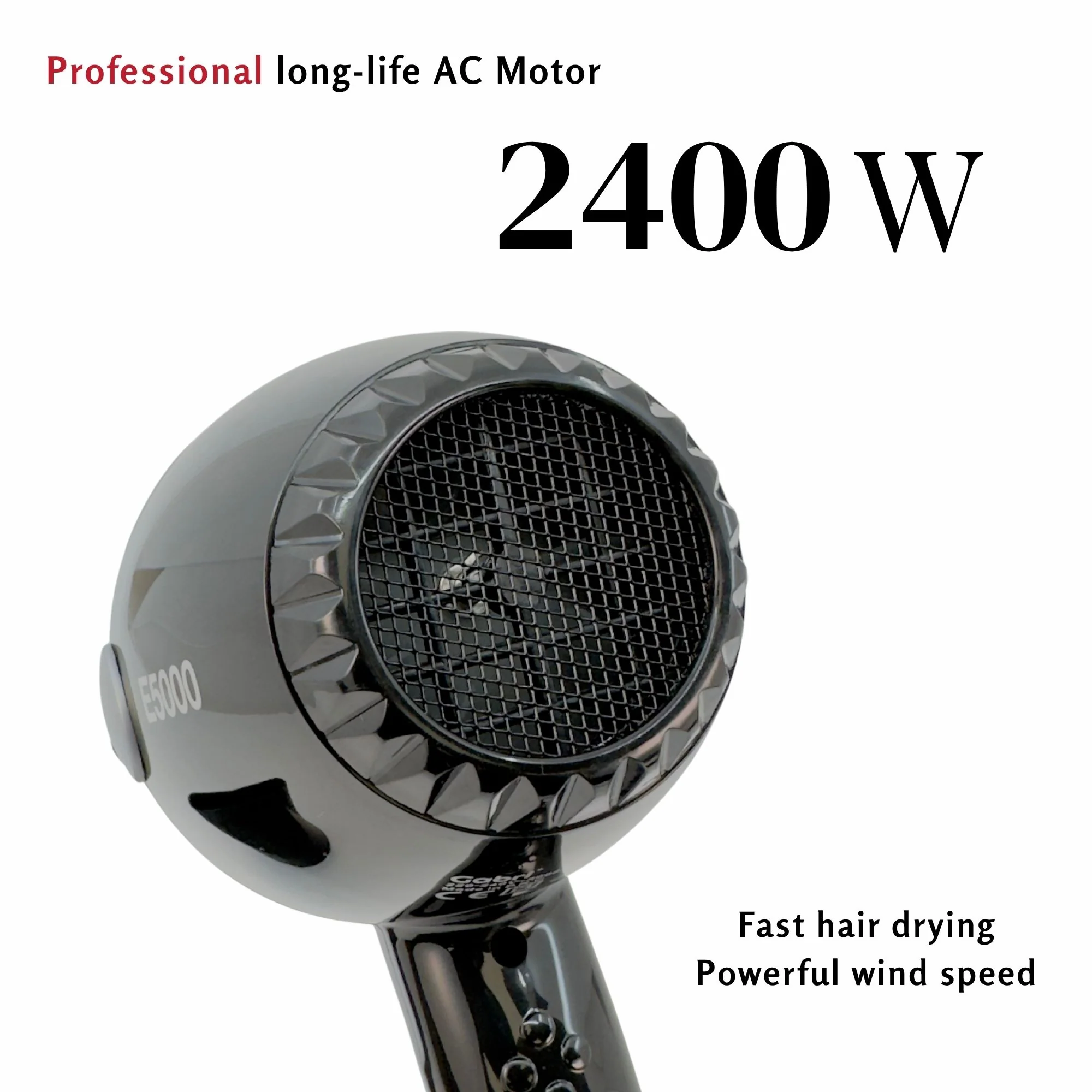Gabri - Professional Hair Dryer Ionic E5000 2400W - Image 5