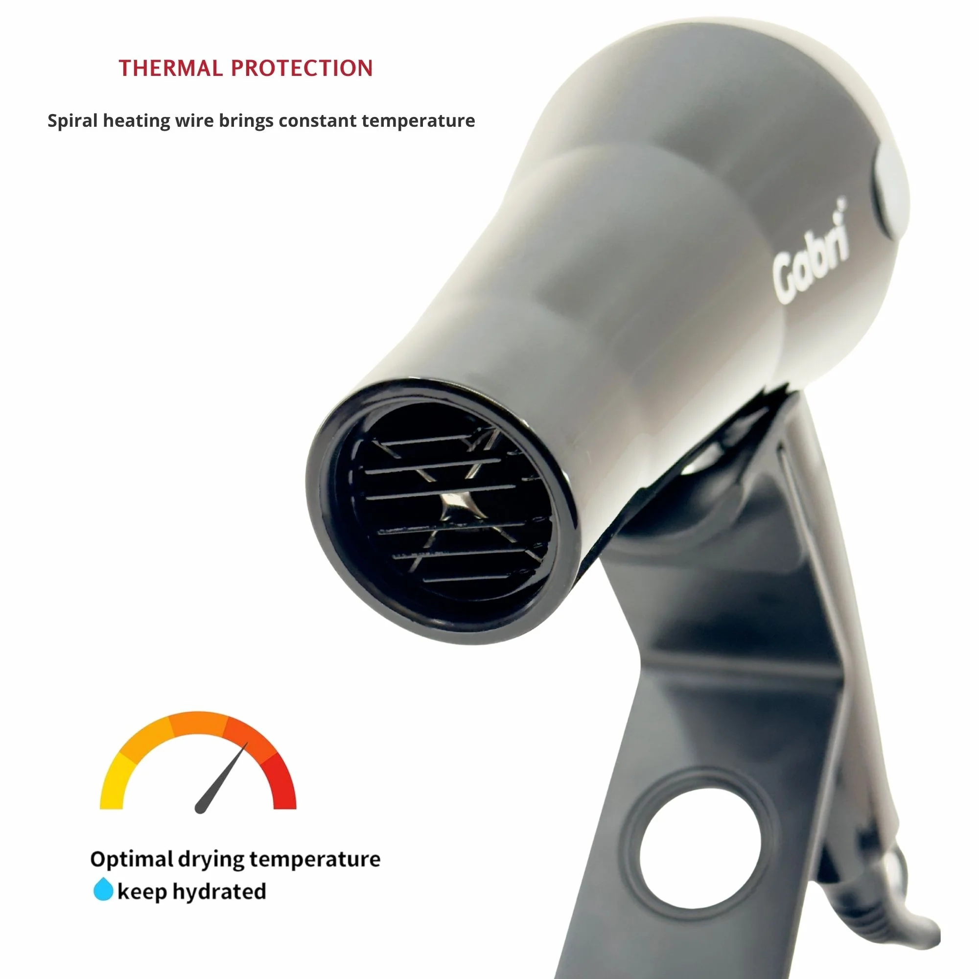 Gabri - Professional Hair Dryer Ionic E5000 2400W - Image 8