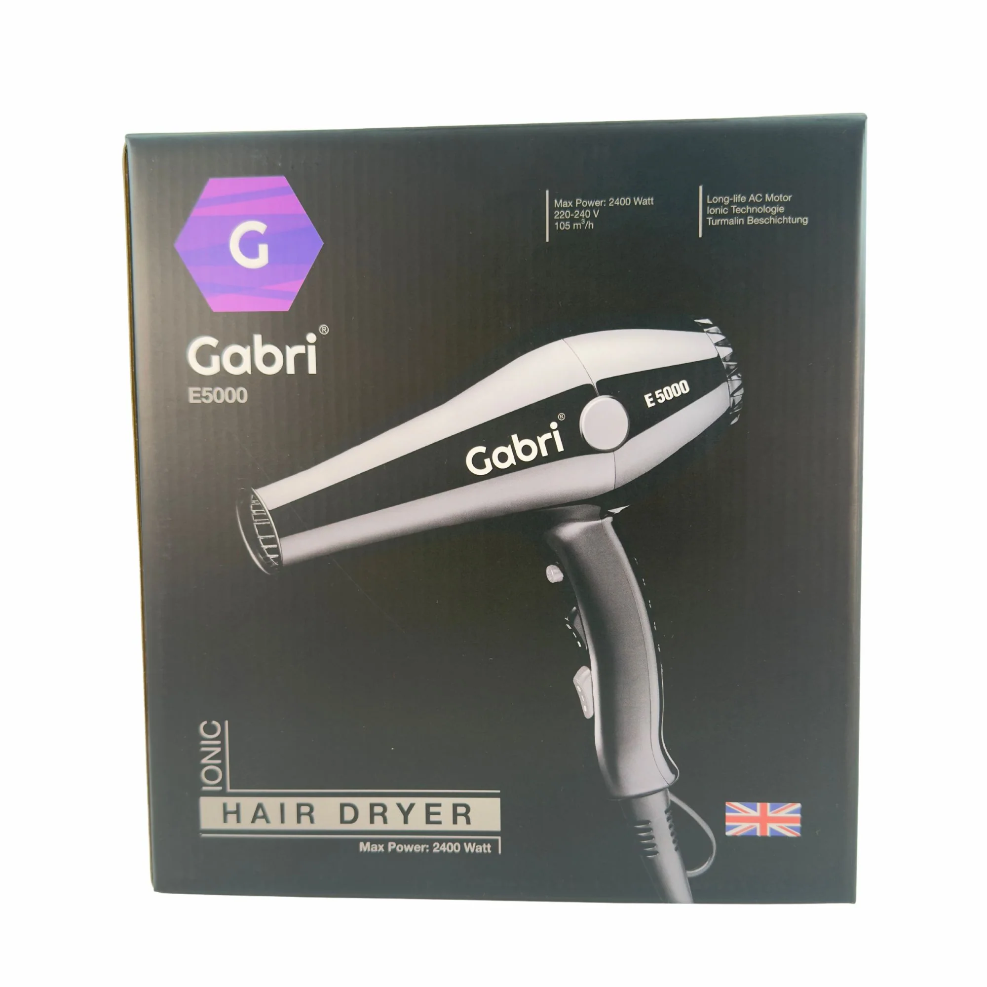 Gabri - Professional Hair Dryer Ionic E5000 2400W - Image 9