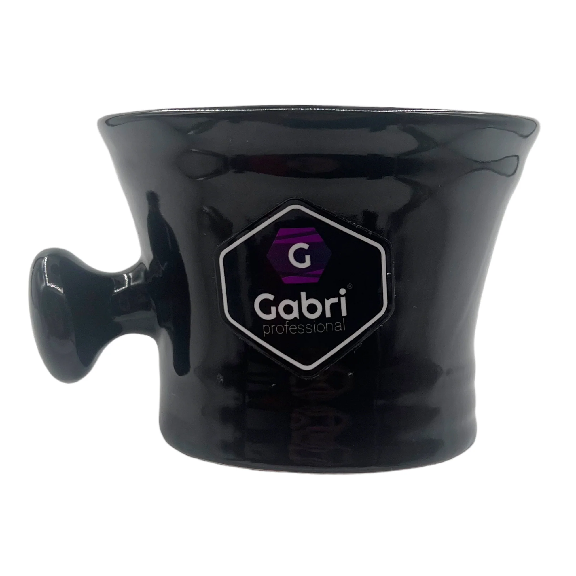 Gabri - Shaving Bowl Ceramic With Handle 11x8cm - Image 5