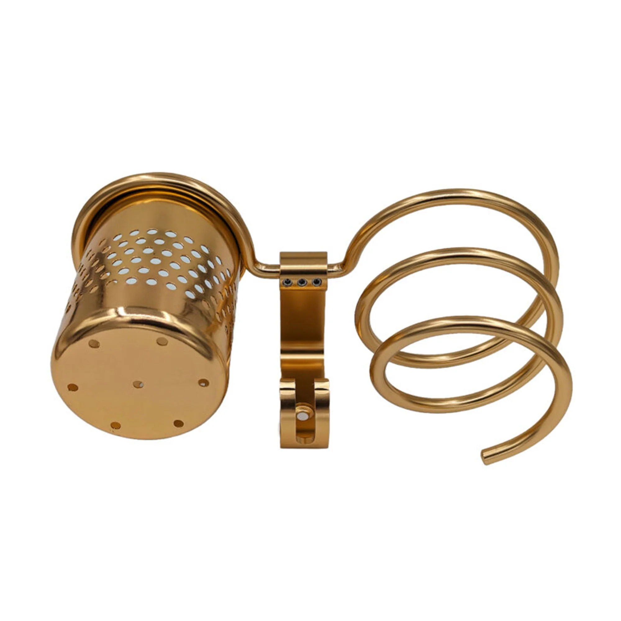 Gabri - Wall Mounted Hairdryer Holder With Storage Cup - Image 4