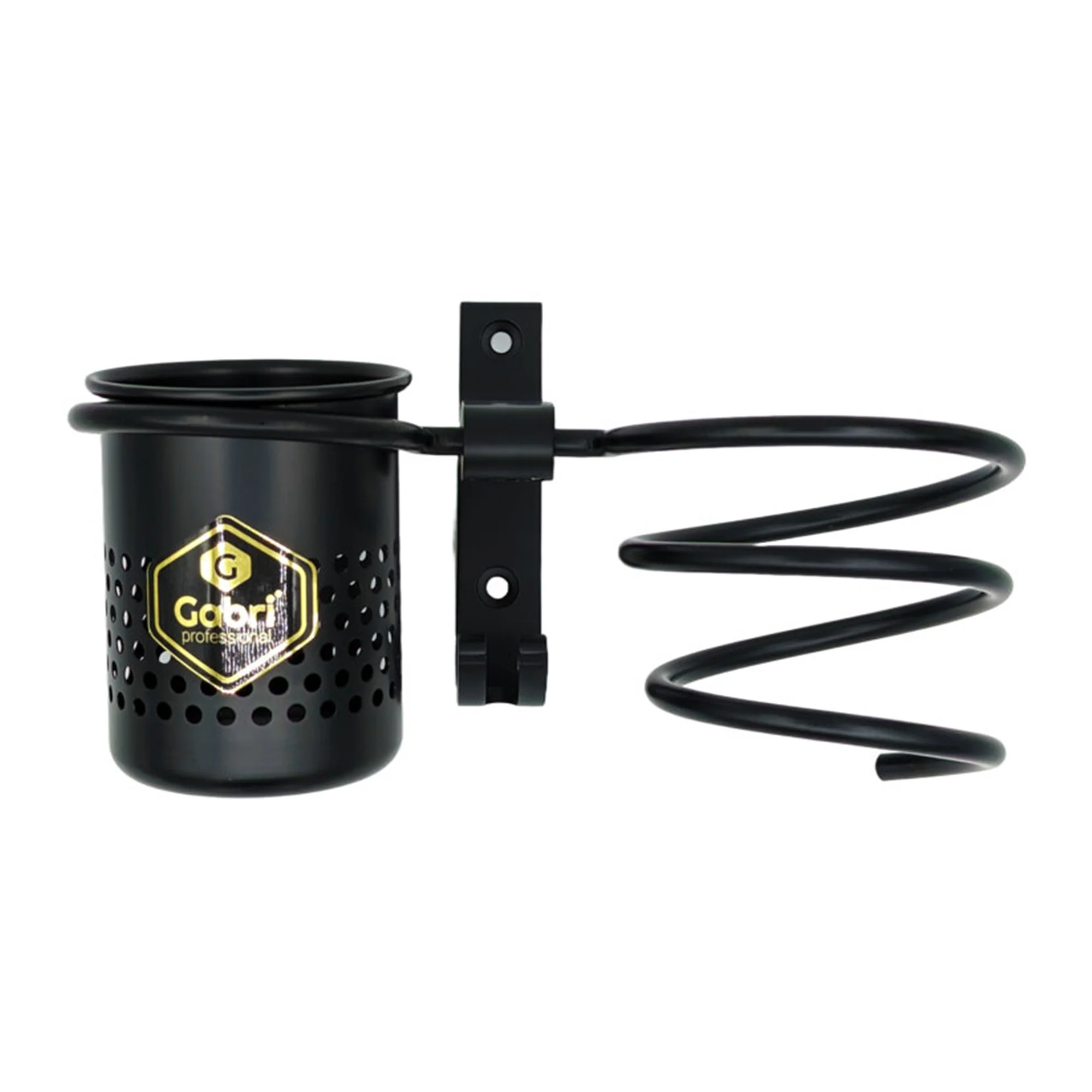 Gabri - Wall Mounted Hairdryer Holder With Storage Cup - Image 7