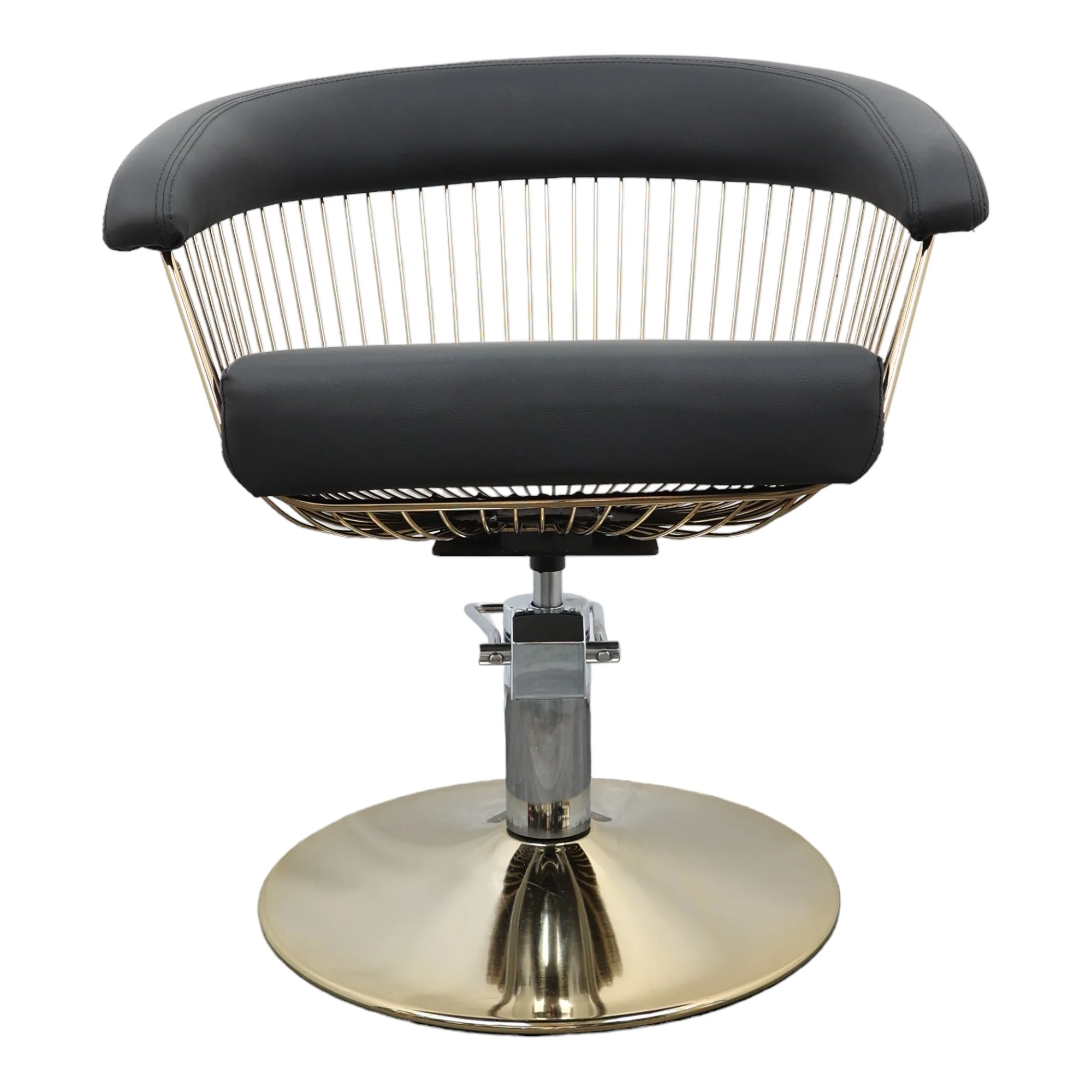 Salon Styling Chair - Comfort in Chrome Designer Hairdressing Seat - Image 10