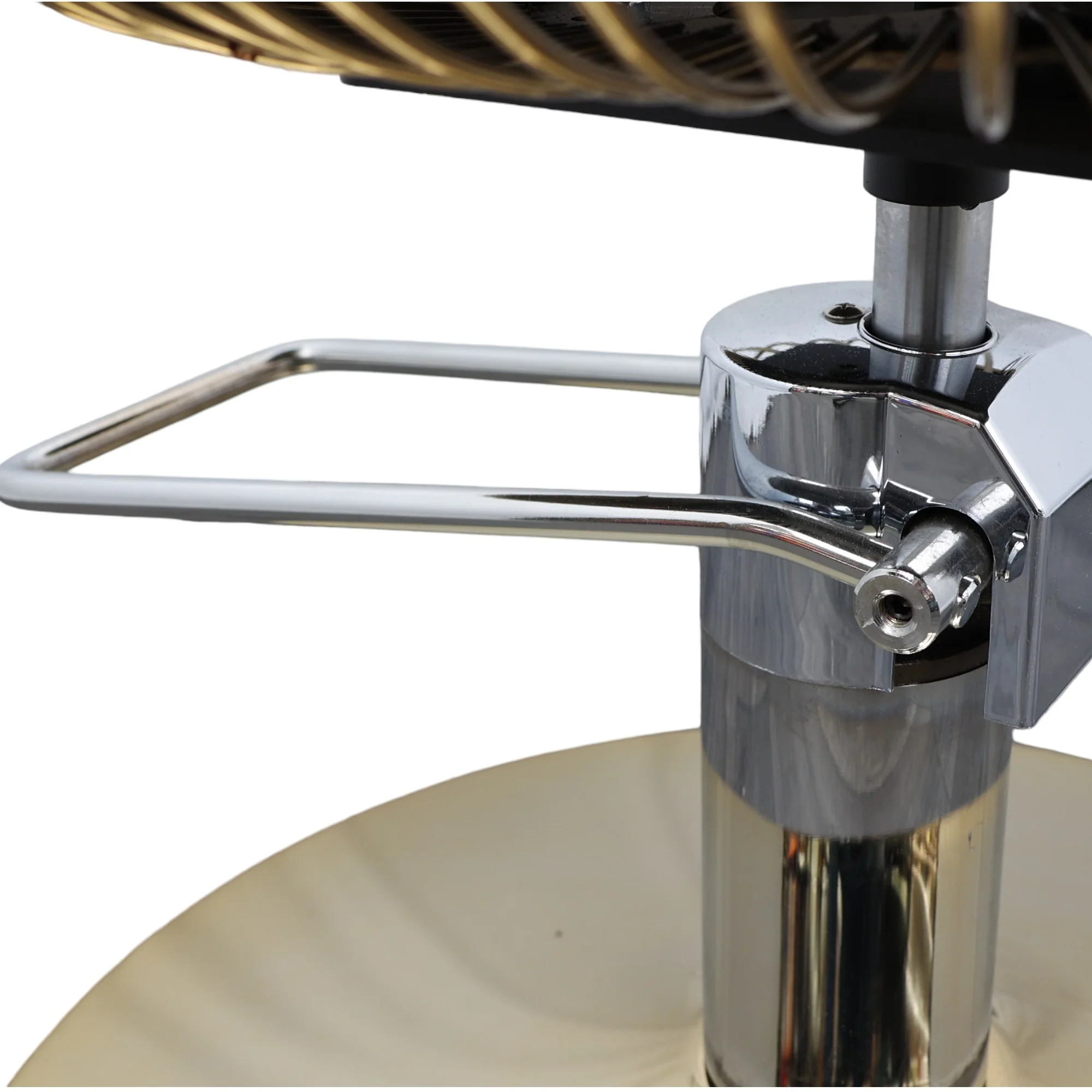Salon Styling Chair - Comfort in Chrome Designer Hairdressing Seat - Image 7