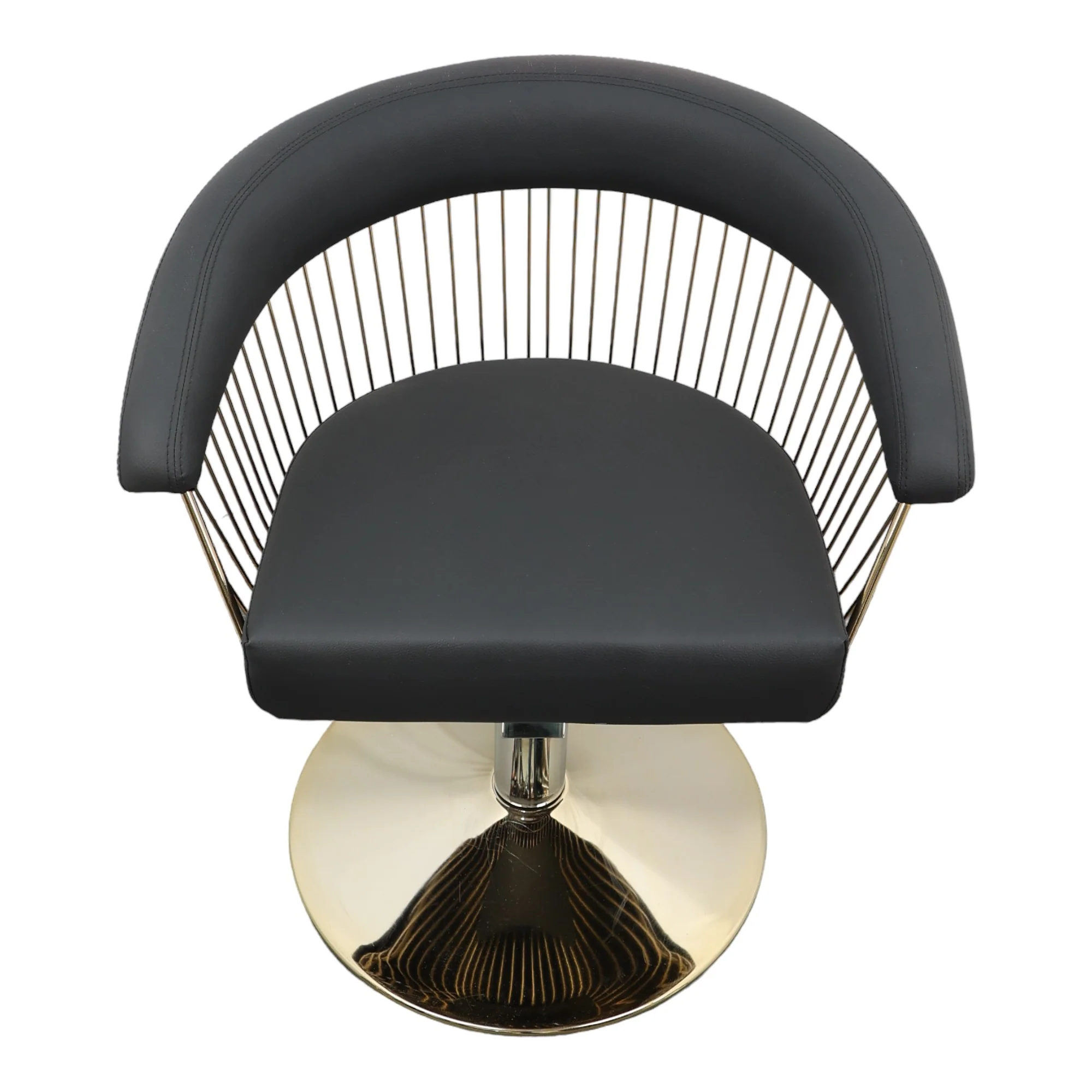 Salon Styling Chair - Comfort in Chrome Designer Hairdressing Seat - Image 9