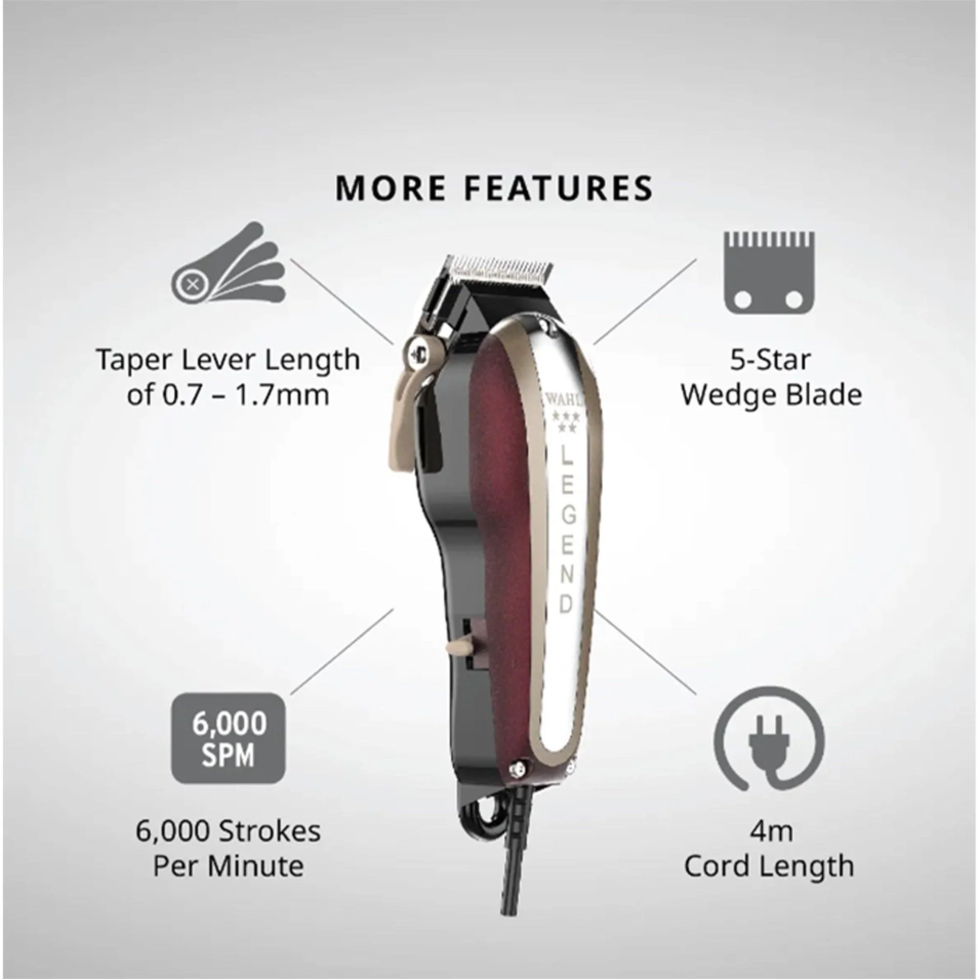 Wahl - 5 Star Legend Clipper Corded - Image 4